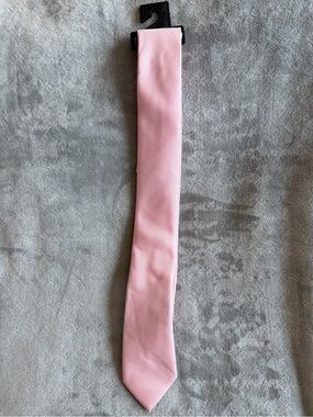 Express Men’s Light Pink Solid Tie